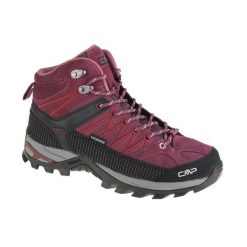 Buty trekkingowe damskie CMP Rigel Mid. Czarne trekkingi CMP, z gumy, trekkingowe. Za 359.99 zł.