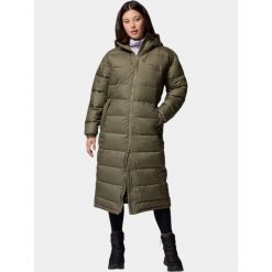 Płaszcz Zimowy Damski Columbia Pike Lake III Long. Zielone płaszcze Columbia, na zimę, bez wzorów, z materiału, bez kaptura. Za 999.00 zł.