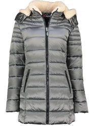 Geographical Norway Płaszcz pikowany "Carenne" w kolorze szarym rozmiar: XL. Szare płaszcze Geographical Norway, xl, bez wzorów, bez kaptura. Za 209.82 zł.