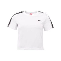 Kappa Inula T-Shirt, damski t-shirt. Białe t-shirty Kappa, s, bez wzorów, z bawełny, bez kołnierzyka, bez ramiączek. Za 69.99 zł.