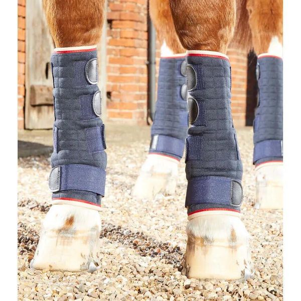 Szybkoschnące getry dla koni Premier Equine. Niebieskie legginsy sportowe PREMIER EQUINE, s, bez wzorów, z wełny, do jazdy konnej. Za 247.00 zł.