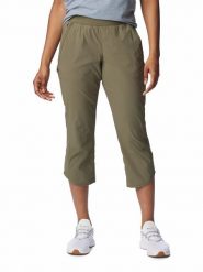 Columbia Rybaczki funkcyjne "Leslie Falls™" w kolorze khaki rozmiar: XS. Brązowe spodnie sportowe Columbia, xs, bez wzorów, z materiału, outdoorowe. Za 74.81 zł.