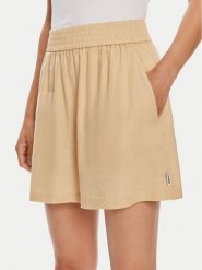 Hugo Szorty materiałowe Hamanna-1 50512875 Beżowy Regular Fit. Brązowe szorty Hugo, bez wzorów, z lyocellu. Za 419.99 zł.