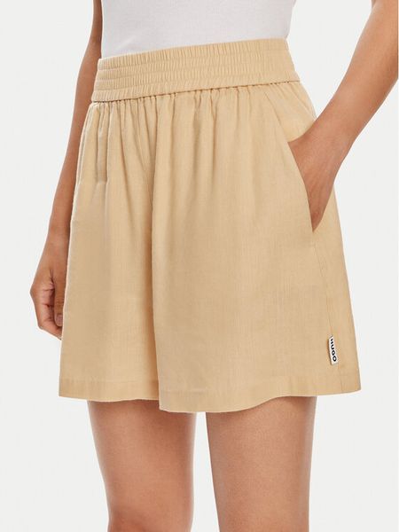 Hugo Szorty materiałowe Hamanna-1 50512875 Beżowy Regular Fit. Brązowe szorty Hugo, bez wzorów, z lyocellu. Za 419.99 zł.