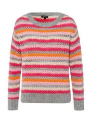More & More Sweter w kolorze szaro-różowo-pomarańczowym rozmiar: 36. Pomarańczowe swetry More & More, bez wzorów, z wełny, bez ramiączek. Za 123.25 zł.