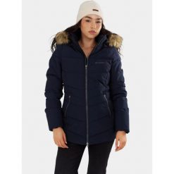 Płaszcz Zimowy Damski Fundango Prue. Niebieskie płaszcze FUNDANGO, na zimę, bez wzorów, z puchu, bez kaptura. Za 399.90 zł.