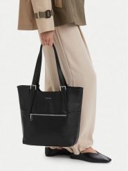 Lasocki Torebka CEO-LSK-L-004-10 Czarny. Czarne shopper Lasocki, bez wzorów, ze skóry, bez dodatków. Za 199.99 zł.