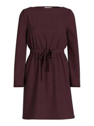 Vila Sukienka "Vileinas" w kolorze bordowym rozmiar: L. Czerwone sukienki Vila, l, bez wzorów, bez kołnierzyka, bez ramiączek, midi. Za 96.14 zł.