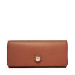 Duży Portfel Damski Furla. Brązowe portfele Furla, bez wzorów. Za 699.99 zł.