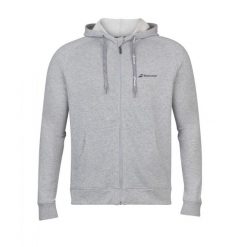 Bluza rozpinana juniorska Babolat Exercise szara. Szare bluzy BABOLAT, bez wzorów, z bawełny, z kapturem. Za 155.99 zł.