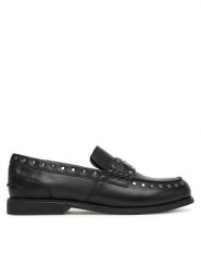 KARL LAGERFELD Lordsy KL42125S Czarny. Czarne lordsy KARL LAGERFELD, bez wzorów, ze skóry, bez obcasa, bez zapięcia. Za 979.99 zł.