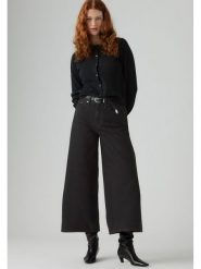 Levi's Dżinsy - Relaxed fit - w kolorze czarnym rozmiar: W26. Czarne jeansy Levi's®, s, z aplikacjami, z podwyższonym stanem. Za 229.95 zł.