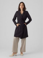 Vero Moda Trencz Billie Daisy 10281638 Czarny Regular Fit. Czarne płaszcze Vero Moda, m, bez wzorów, z syntetyku, bez kaptura. Za 99.99 zł.