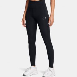 Legginsy treningowe damskie Under Armour Motion. Czarne legginsy Under Armour, s, bez wzorów, do biegania. Za 179.99 zł.