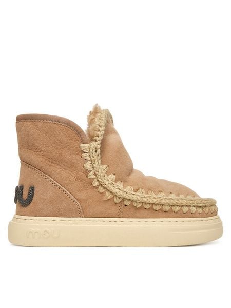 Mou Śniegowce MU.FW411001A Brązowy. Brązowe trapery i śniegowce Mou, ze skóry. Za 1,139.00 zł.