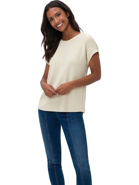 Heine Koszulka w kolorze beżowym rozmiar: 44. Brązowe bluzki Heine, bez wzorów, bez kołnierzyka, bez ramiączek. Za 52.42 zł.