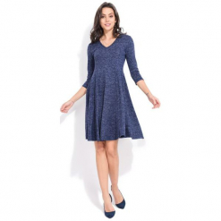 FILLE DU COUTURIER sukienka damska Emeraude 36 niebieski. Niebieskie sukienki Fille Du Couturier, bez wzorów, bez kołnierzyka, bez ramiączek, maxi. W wyprzedaży za 168.00 zł.