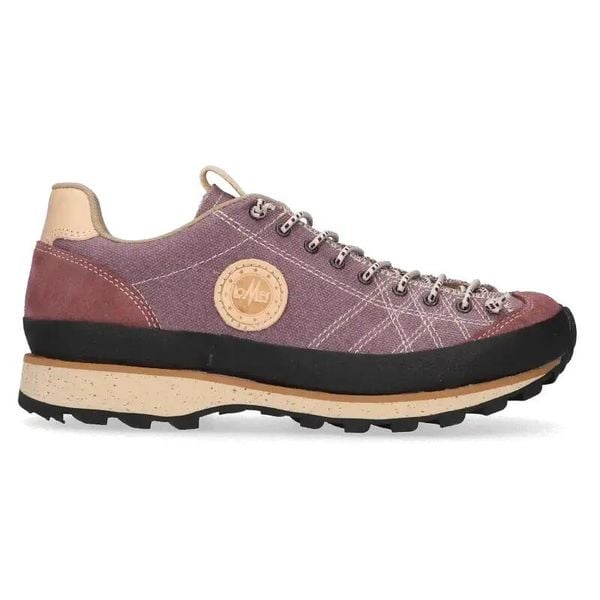 Buty turystyczne damskie LOMER Bio Naturale Canvas. Fioletowe trekkingi Lomer, z gumy, trekkingowe. Za 584.50 zł.