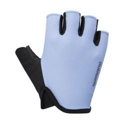 Krótkie rękawiczki damskie Shimano Airway. Niebieskie rękawiczki Shimano, bez wzorów, sportowe. W wyprzedaży za 121.50 zł.
