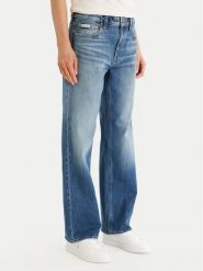 Calvin Klein Jeans Jeansy LV047F715G Szary Straight Fit. Szare jeansy Calvin Klein Jeans, bez wzorów. Za 489.99 zł.