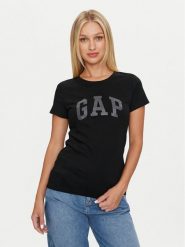 Gap Top 268820-11 Czarny Regular Fit. Czarne topy GAP, s, bez wzorów, z bawełny, bez kołnierzyka, bez ramiączek. Za 69.99 zł.