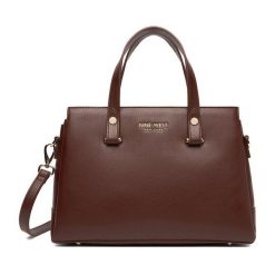 Torebka Nine West. Brązowe torebki klasyczne Nine West, bez wzorów, bez dodatków. Za 279.99 zł.