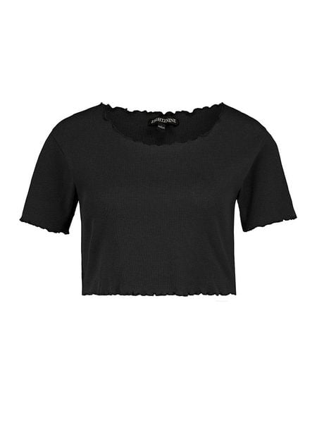 Eight2Nine Koszulka w kolorze czarnym rozmiar: XL. Czarne bluzki Eight2Nine, xl, bez wzorów, z bawełny, bez kołnierzyka, bez ramiączek. Za 36.95 zł.