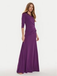 Rinascimento Sukienka koktajlowa CFC0121168003 Fioletowy Slim Fit. Fioletowe sukienki Rinascimento, xs, bez wzorów, z syntetyku, wizytowe, bez kołnierzyka, bez ramiączek. Za 339.99 zł.