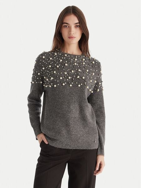 Artigli Sweter ACMA002813 Szary Regular Fit. Szare swetry Artigli, m, bez wzorów, z wiskozy, bez ramiączek. Za 189.99 zł.