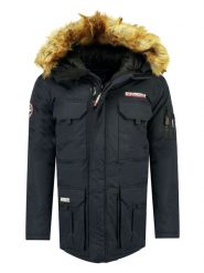 Geographical Norway Parka "Alpes" w kolorze granatowym rozmiar: S. Niebieskie parki Geographical Norway, s, bez kaptura. Za 220.12 zł.