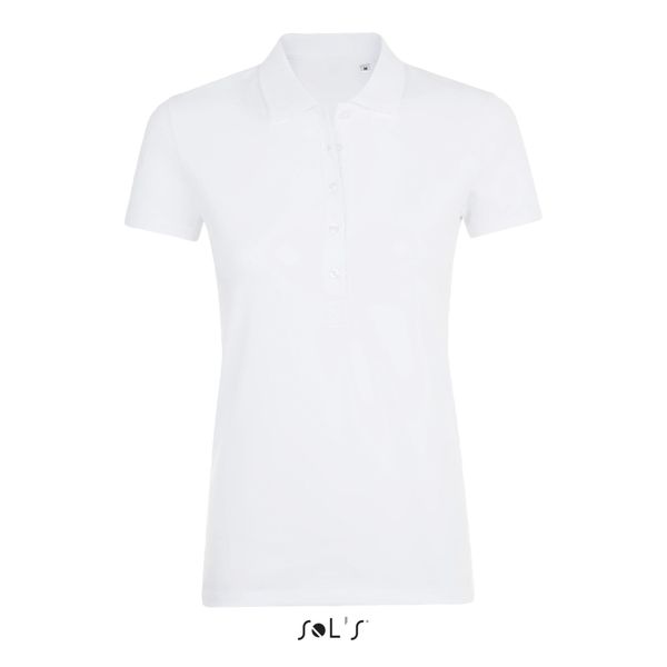 Damska koszulka polo Sol's Phoenix. Białe bluzki SOL'S, s, bez wzorów, bez kołnierzyka, bez ramiączek. Za 155.50 zł.