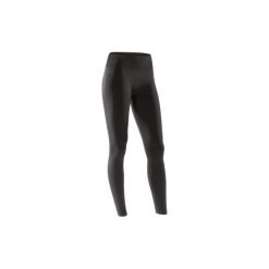 Legginsy do tańca nowoczesnego bezszwowe damskie czarne. Czarne legginsy DOMYOS, xs, bez wzorów, z elastanu. Za 39.99 zł.
