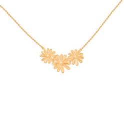 Naszyjnik Margaret 3 mini pozłacany. Żółte naszyjniki Lilou, pozłacane. Za 239.00 zł.