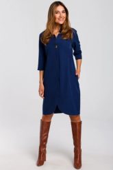 Sukienka marynarka elegancka żakietowa asymetryczna granat. Marynarki i żakiety Stylove, l, bez wzorów, z elastanu, biznesowe. Za 329.00 zł.