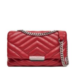 Torebka Armani Exchange. Czerwone listonoszki Armani Exchange, bez wzorów, bez dodatków. Za 809.99 zł.