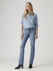 Levi's Dżinsy - Shaping Boot fit - w kolorze błękitnym rozmiar: W30/L32. Niebieskie jeansy Levi's®, l, z aplikacjami. Za 146.95 zł.