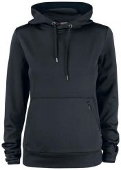 Clique Oakdale Women damska bluza z kapturem z poliestru – black. Czarne bluzy CLIQUE, s, bez wzorów, z materiału, z kapturem. Za 223.56 zł.