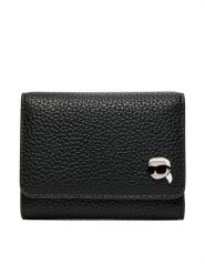 KARL LAGERFELD Duży Portfel Damski A4W32003 Czarny. Czarne portfele KARL LAGERFELD, bez wzorów, ze skóry. Za 529.99 zł.