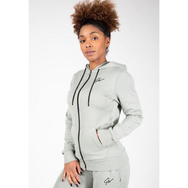 Pixley Bluza z kapturem zapinana na suwak ight Zielony. Zielone bluzy GORILLA WEAR, s, bez wzorów, z kapturem. Za 271.00 zł.