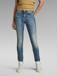 G-Star Dżinsy - Skinny fit - w kolorze niebieskim rozmiar: W30/L32. Niebieskie jeansy G-Star, l, z aplikacjami. Za 315.50 zł.