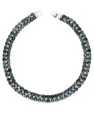 Pearl Addict Naszyjnik z pereł w kolorze tahiti - dł. 40 cm rozmiar: onesize. Niebieskie naszyjniki Pearl Addict, z perłą. Za 434.99 zł.