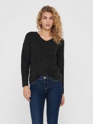 ONLY Sweter w kolorze antracytowym rozmiar: XS. Czarne swetry Only, xs, bez wzorów, bez ramiączek. Za 74.95 zł.