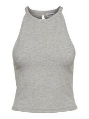 Noisy may Top "Riba" w kolorze koralowym rozmiar: XL. Czerwone topy Noisy may, xl, bez wzorów, ze splotem, bez kołnierzyka, bez ramiączek. Za 15.37 zł.