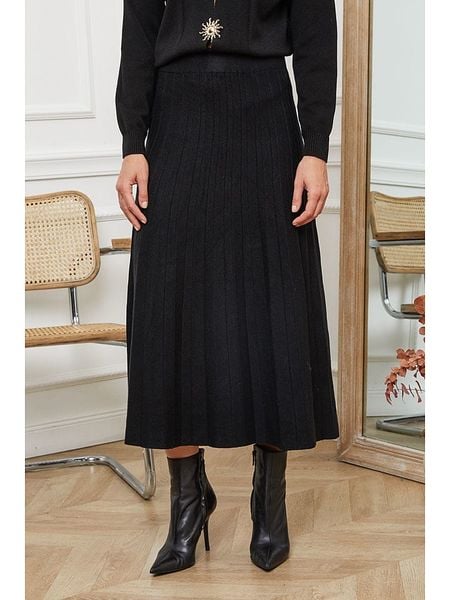 Joséfine Spódnica "Boniz" w kolorze czarnym rozmiar: L. Czarne spódnice Joséfine, na co dzień, l, bez wzorów, maxi, proste. Za 226.24 zł.