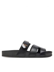 Lasocki Klapki CEO-GRD-22010-02 Czarny. Czarne klapki Lasocki, bez wzorów, ze skóry, bez obcasa. Za 139.99 zł.