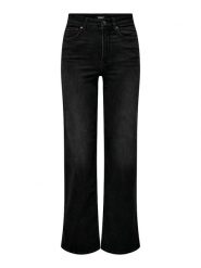ONLY Dżinsy "Madison" - Flared fit - w kolorze czarnym rozmiar: S/L32. Czarne jeansy Only, l, z aplikacjami, z podwyższonym stanem. Za 88.02 zł.