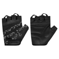 Rękawiczki rowerowe Spokey Ride. Czarne rękawiczki Spokey, bez wzorów, sportowe. W wyprzedaży za 24.99 zł.