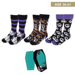 Skarpetki Cerda Disney Nightmare Before Christmas (x3). Brązowe skarpety CERDÁ, bez wzorów, z bawełny. Za 150.50 zł.