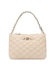 Guess Torebka PW7587 P6474 Beżowy jasny. Brązowe kopertówki Guess, z aplikacjami, ze skóry, bez dodatków. Za 264.99 zł.
