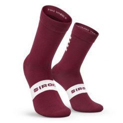 Skarpetki rowerowe Kolarstwo Siroko S1 Maroon Volata. Brązowe skarpety SIROKO, bez wzorów, z nylonu. W wyprzedaży za 57.95 zł.